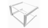 6U 19 inch Open Wall Mount Frame Network/Data Rack 450mm Deep-White