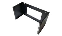 6U Hinged Wall Mount Frame Patch Panel Bracket 220mm Deep