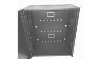 6U 19" Low Profile Adjustable Vertical Mount - Wall Mount Network / Server  Cabinet 600mm Deep