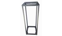 30u 4 Post Open Frame Rack - 19 inch - Heavy Duty - 500mm Deep - Black