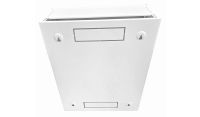 4U 19 Low Profile Vertical Wall Mount Network Cabinet 600 Style-White