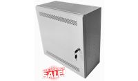 4U 19" Low Profile Vertical Mount - Wall Mount Network / Server Cabinet - 500mm Deep - Grey
