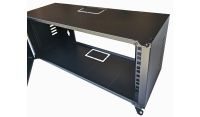 4U 19 Data Rack / Patching Network Cabinet 220mm Deep Black