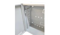 4U 19" Adjustable Low Profile Vertical Mount - Wall Mount Network / Server Cabinet - 500mm Deep - Grey