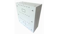 4U 19" Adjustable Low Profile Vertical Mount - Wall Mount Network / Server Cabinet - 600mm Deep - Grey