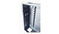 Universal Adjustable Enclosure - 2x 22 Way Module Dins / 1u Wall Box-350 Style - Black