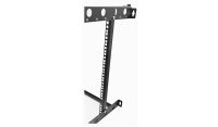 12U 19 inch 450mm Deep Internal Adjustable Rail for Open Wall Mount Frame Network/Data Rack -Black