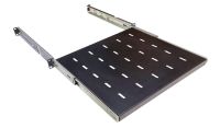 1U 19 inch Rack Mount Sliding Telescopic Shelf 400mm Deep Type 2