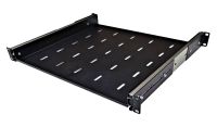 1U 19 inch Rack Mount Sliding Telescopic Shelf 400mm Deep