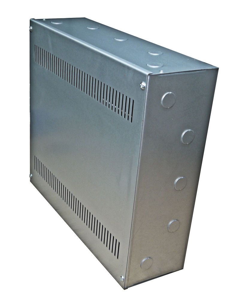 Ad Tek Products DIN Rail Adaptable MultiPurpose Galvanized Steel Box