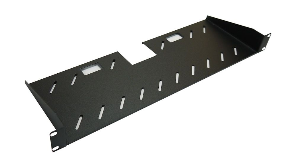 Ad Tek Products 1U 19 Inch Rack Mount Universal Modem Shelf/Cantilever Shelf 150mm Deep AdTek