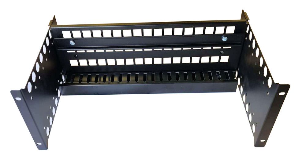 AD-TEK (Network-Cabs) 4U 19 Adjustable Rack Mount DIN Rail Panel ...