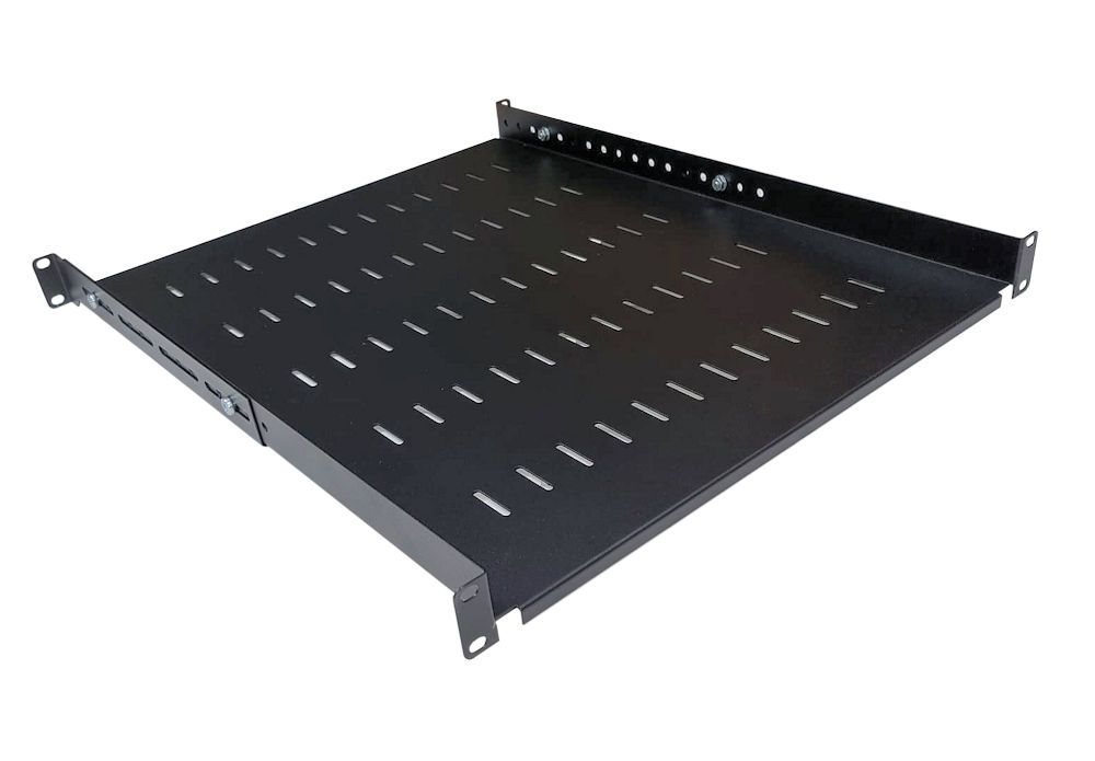 AD-TEK (Network-Cabs) 1U 19 Inch Adjustable Rack Mount Universal Shelf ...