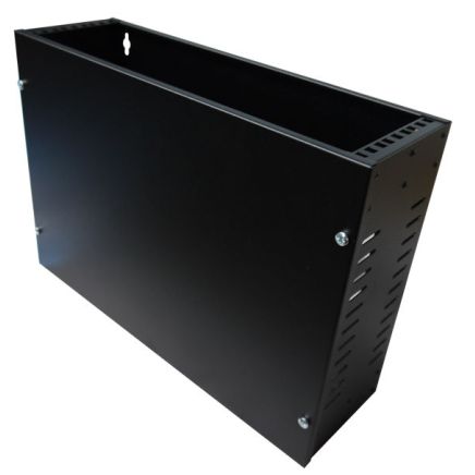 4U Slimline Vertical Network Wall Mount Cabinet 350 style Black