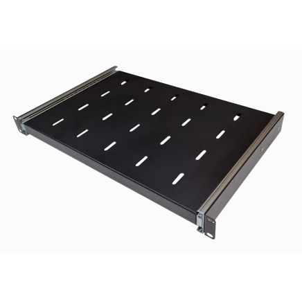 1U 19 inch 300mm Deep Rack Mount Universal Sliding Shelf