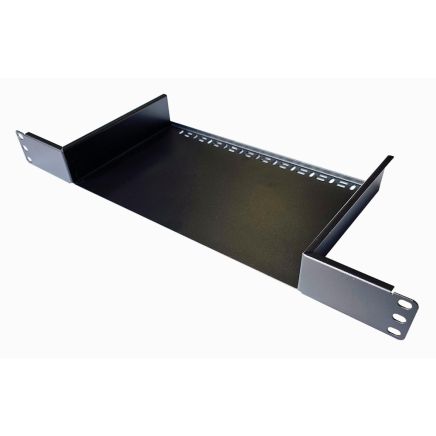 1u Draytek Rack Mount Shelf-Black (Adapts Vigor 2820, 2830, 2920, 3200, 2925 or 2860 Series)