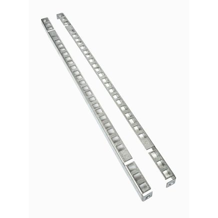 8u Adjustable 19 Rails for the 2u and 4u 600 Style Low Profile Cabinets