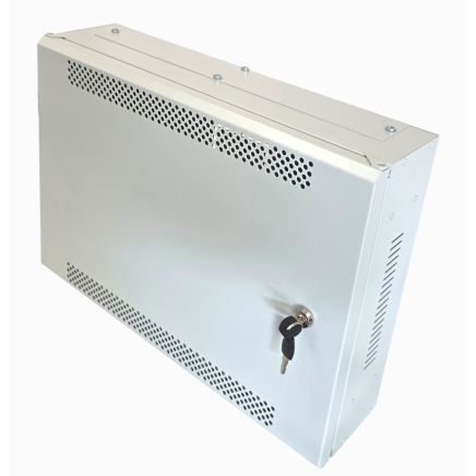 2U 19" Low Profile Vertical Mount - Wall Mount Network / Server Cabinet 400mm Deep  - Grey