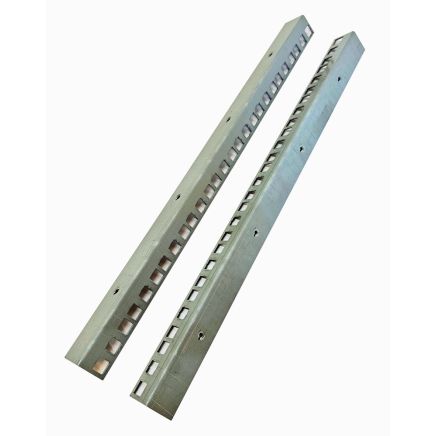 9u Adjustable 19 Rails for the 2u, 3u and 4u 500 Style Low Profile Cabinets