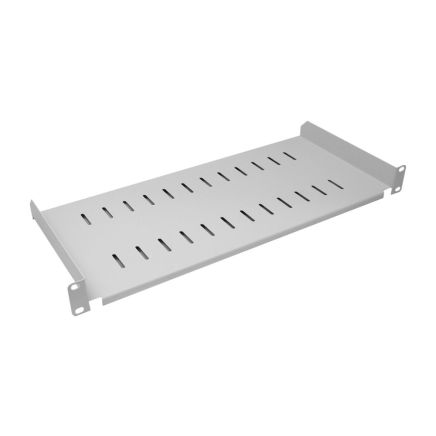 1U Rack Mount Universal Modem Shelf Cantilever Shelf 200mm Deep Light Grey