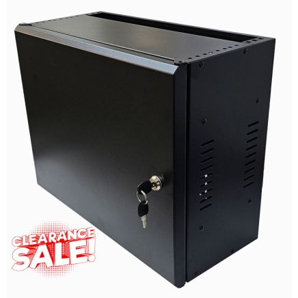 4U 19" Low Profile Vertical Mount - Wall Mount Network / Server Cabinet - 400mm Deep