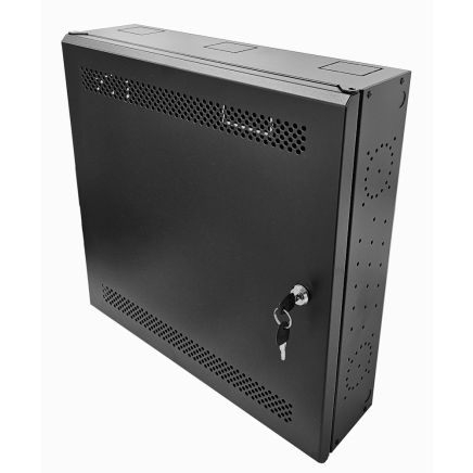 2U 19 Low Profile Vertical Wall Mount Network Cabinet 500 Style