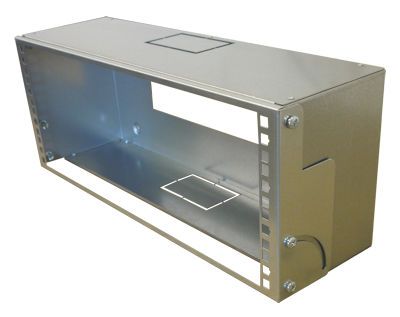 4U Hinged Wall Mount Mount / Under Desk Box