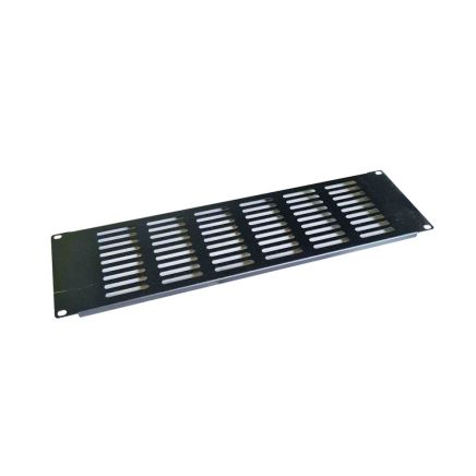 3U 19 inch Rack Mount Vented Slotted Blanking Plate