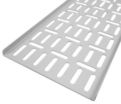 30U Vertical Cable Management Tray 150mm wide Grey