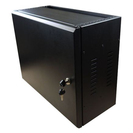 4U 19" Low Profile Vertical Wall Mount Network Cabinet 400 Style