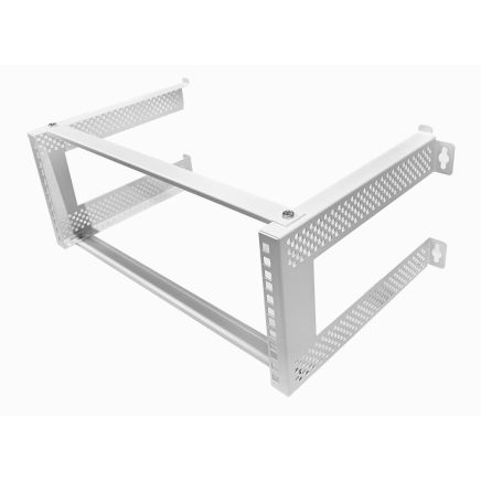 4U 19 inch Open Wall Mount Frame Network/Data Rack 300mm Deep-White