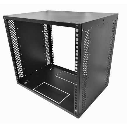 9u Desktop/Wall Mount - 450mm Deep-Flat Pack Cabinet  - Black