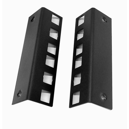 2u Desktop/Wall Mount - 2u internal Rails - Flat Pack Cabinet-Black