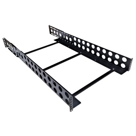 2U 19 inch Universal Server Rack Rails Adjustable Depth  750mm to 900mm Fitting