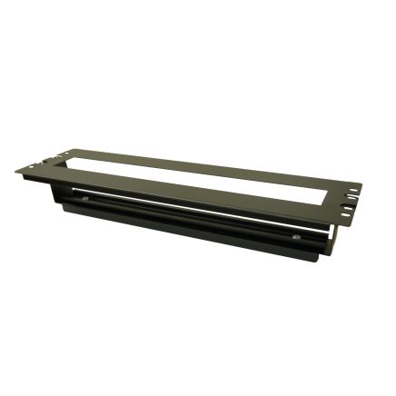 1U 19 inch rack Mount DIN Rail Panel Bracket With Cover