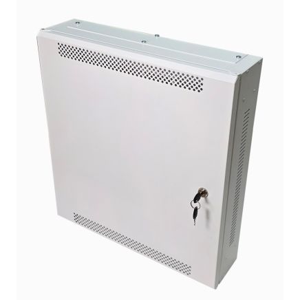 2U 19" Adjustable Low Profile Vertical Mount - Wall Mount Network / Server Cabinet 600 Style - Grey
