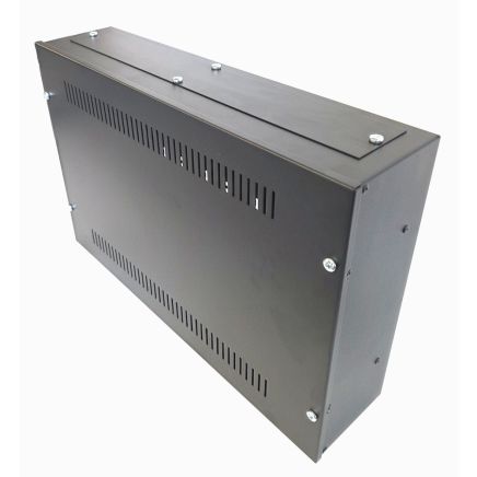 Universal 350 Style Cab - 2 way DIN  (2x 22 Module Dins) / 2u Wall Cabinet-350 Style - Black