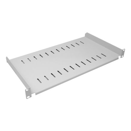 1U Rack Mount Universal Modem Shelf Cantilever Shelf 250mm Deep Light Grey