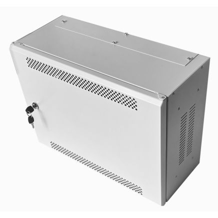 3U 19" Low Profile Vertical Mount - Wall Mount Network / Server Cabinet - 400mm Deep-Grey