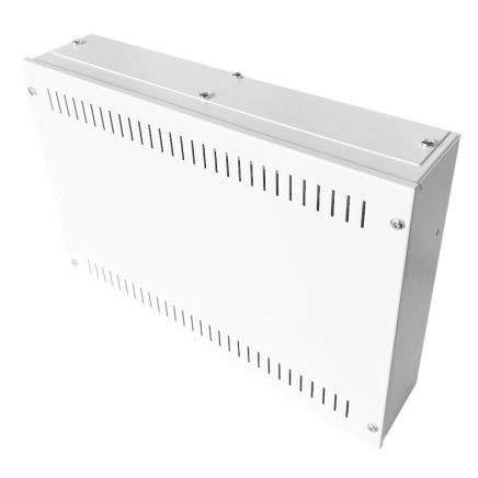 2U 19 inch Vertical Wall Mount Network Enclosure-Cabinet, White