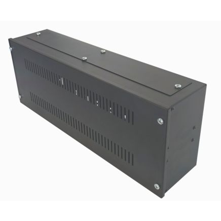 Universal 200 Style Cab - 1 way DIN  (1x 22 Module Dins) / 2u Wall Cabinet-200 Style - Black