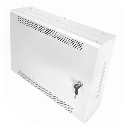 2U 19" Low Profile Vertical Mount - Wall Mount Network / Server Cabinet 400 Style - White