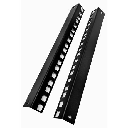 6u Desktop/Wall Mount - 6u internal Rails - Flat Pack Cabinet-Black