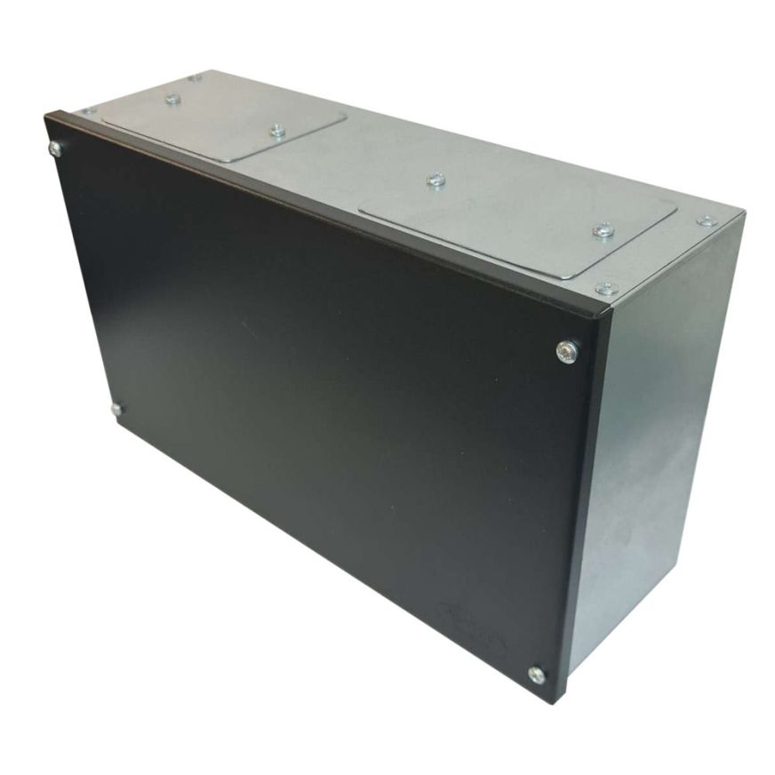 110mm Adaptable Metal Boxes / Enclosures Painted Front Cover
