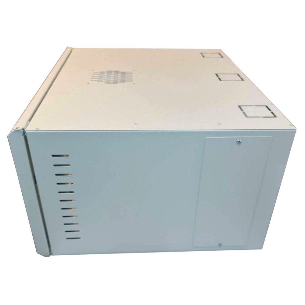 6U 19 Data Rack / Network Cabinet Fixed Front and Adjustable Rear 19 inch Rails 500mm Deep Grey