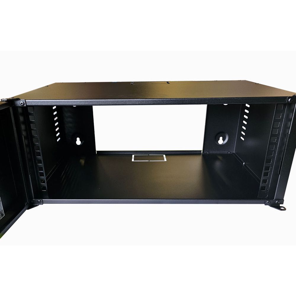 4U 19 Data Rack / Patching Network Cabinet 270mm Deep Black