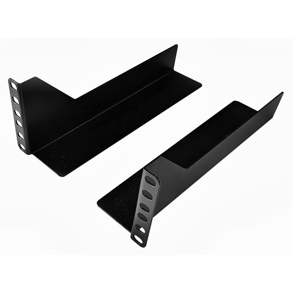 2u Short Shelf / Rear 19 inch Rack Mount Support Kit 250mm Deep