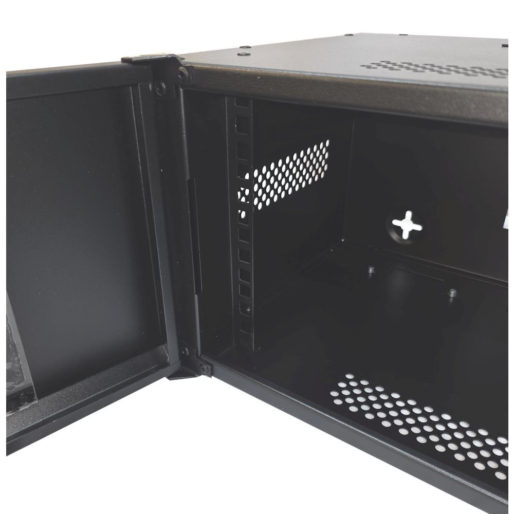 4U 19 inch Data Cabinet Rack / Patching Network Cabinet 300mm Deep Black