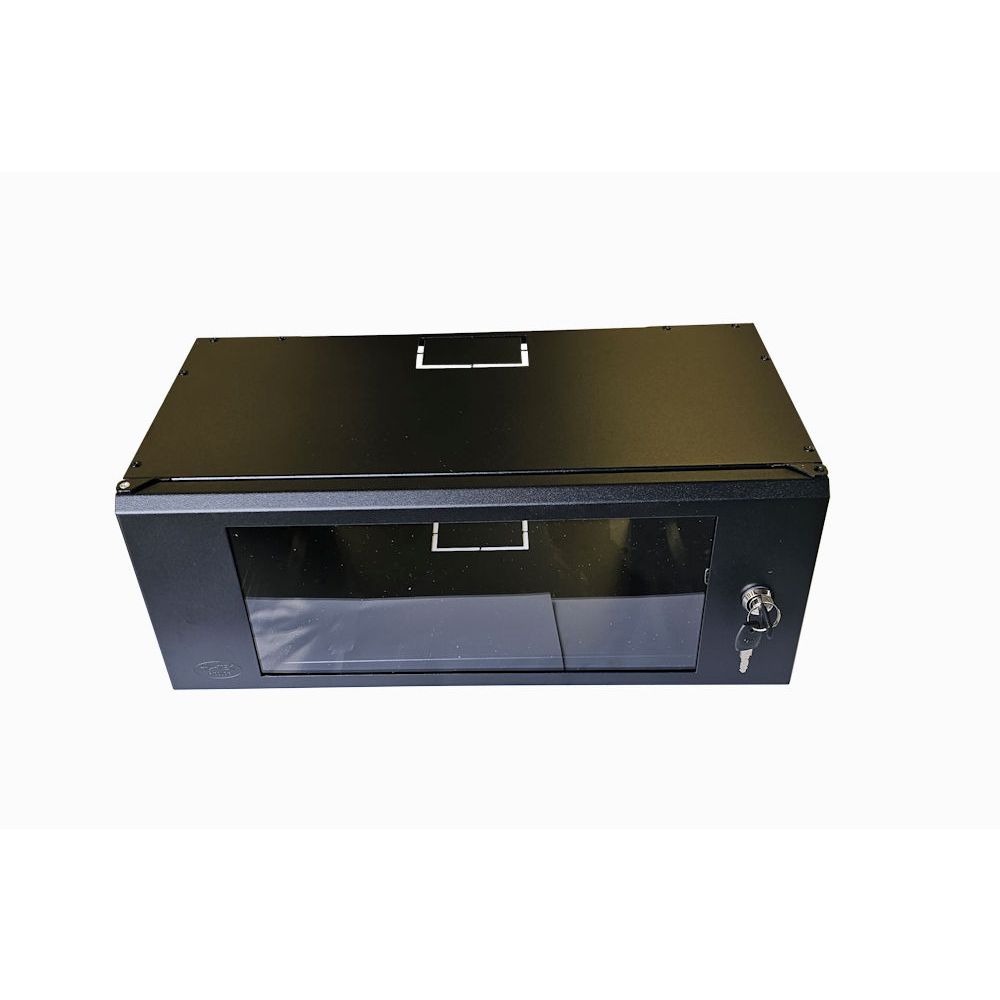 4U 19 Data Rack / Patching Network Cabinet 270mm Deep Black