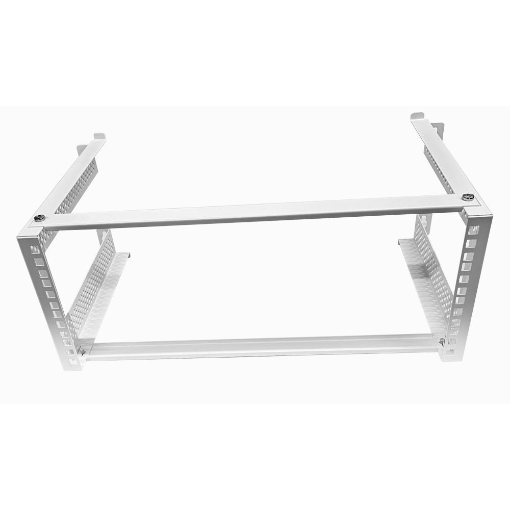 4U 19 inch Open Wall Mount Frame Network/Data Rack 300mm Deep-White